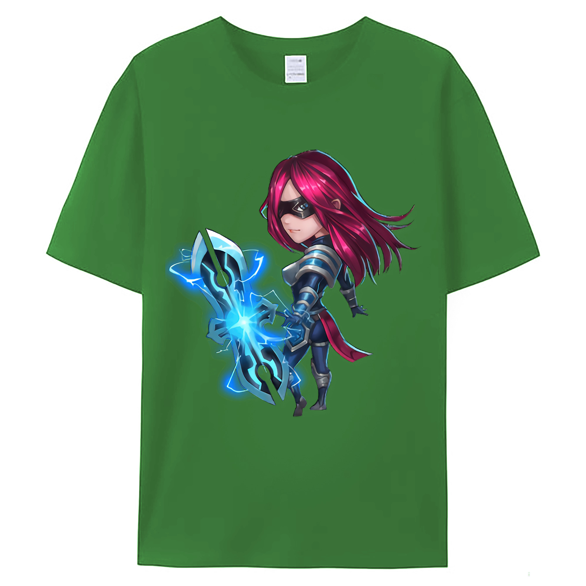 （画像用） リーグ・オブ・レジェンド League of Legends LOL レディースカジュアルプリントTシャツ（綿100％）